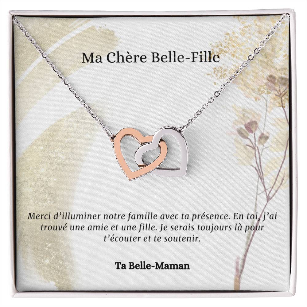 LOVA • Double Heart Daughter-in-Law Necklace