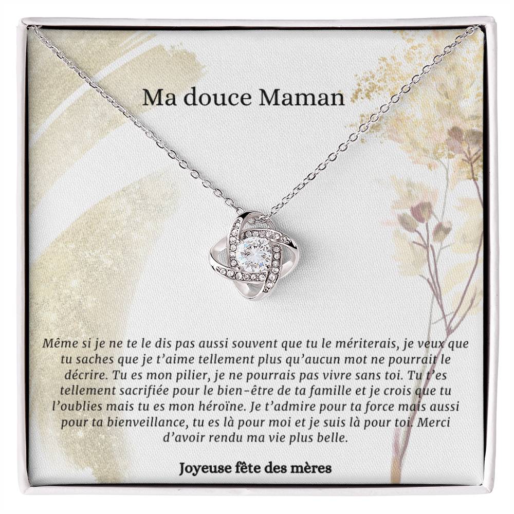 LOVEMAMA • Collier de la fête des mères Noeud d'Amour