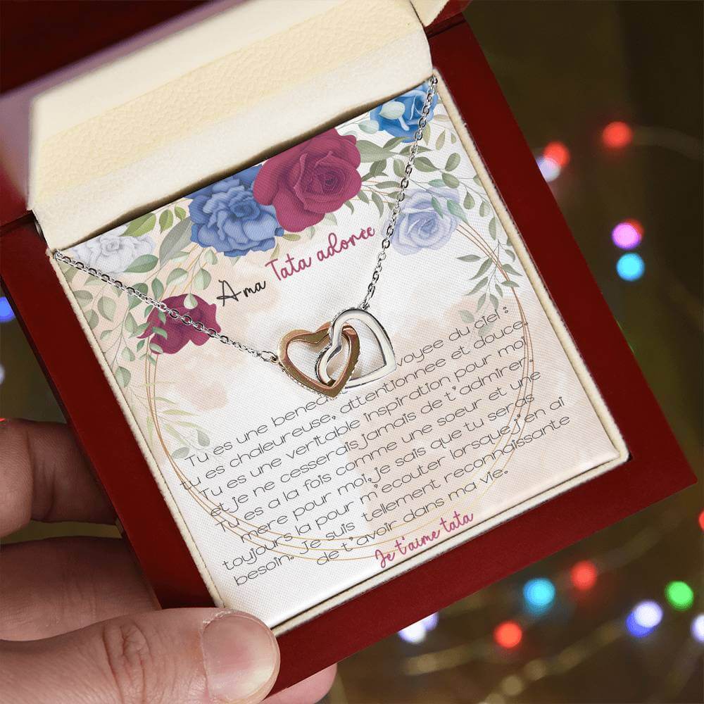 TATAMOUR • Necklace for my beloved aunt Double Heart
