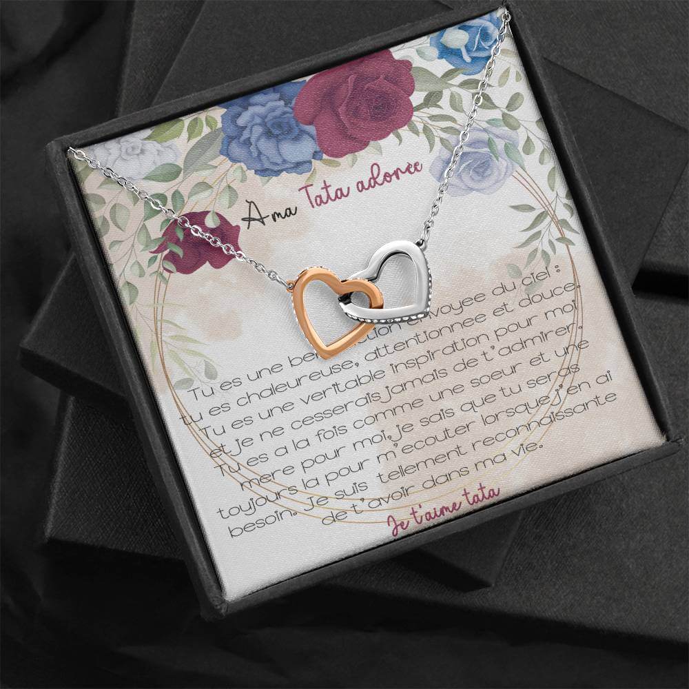 TATAMOUR • Necklace for my beloved aunt Double Heart