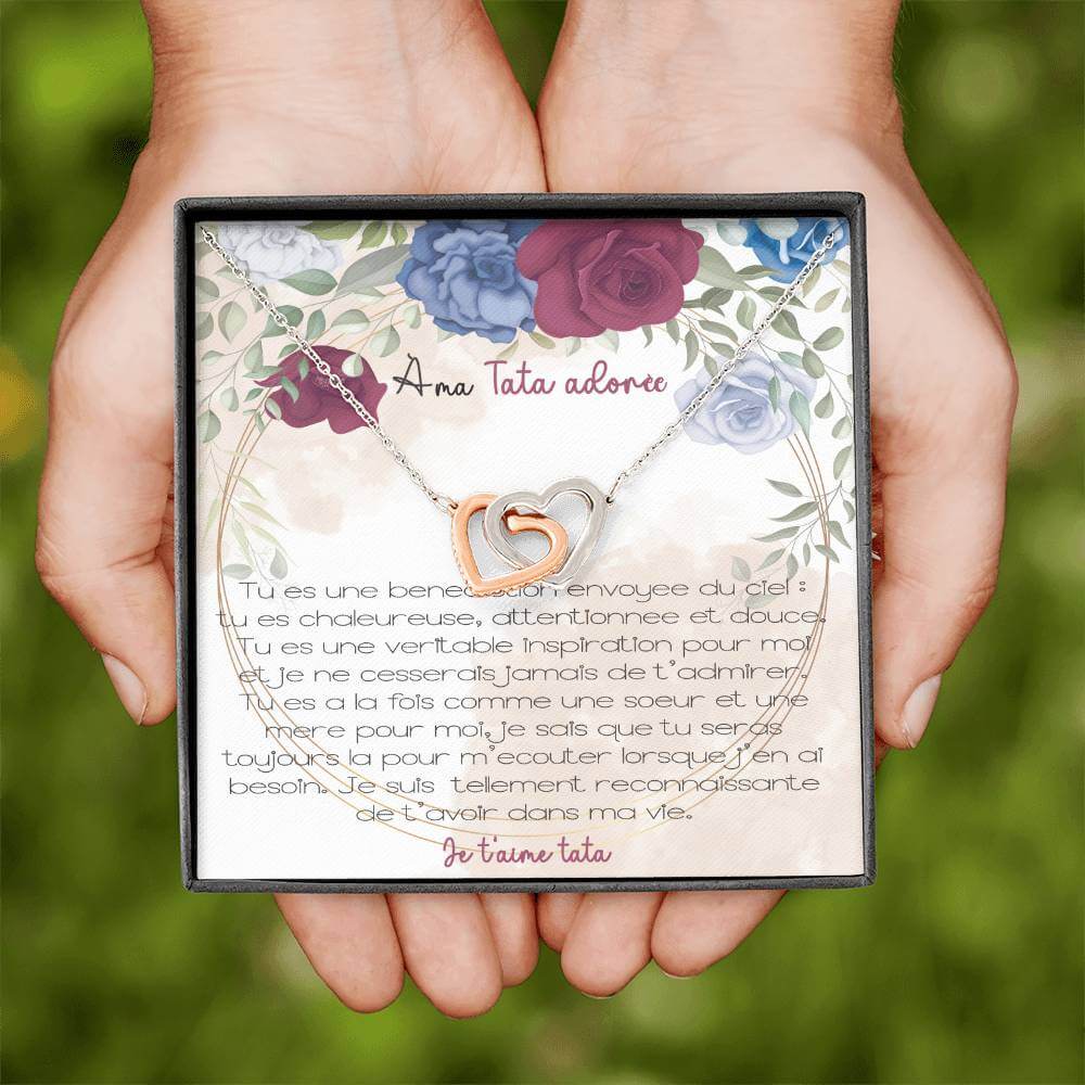 TATAMOUR • Necklace for my beloved aunt Double Heart