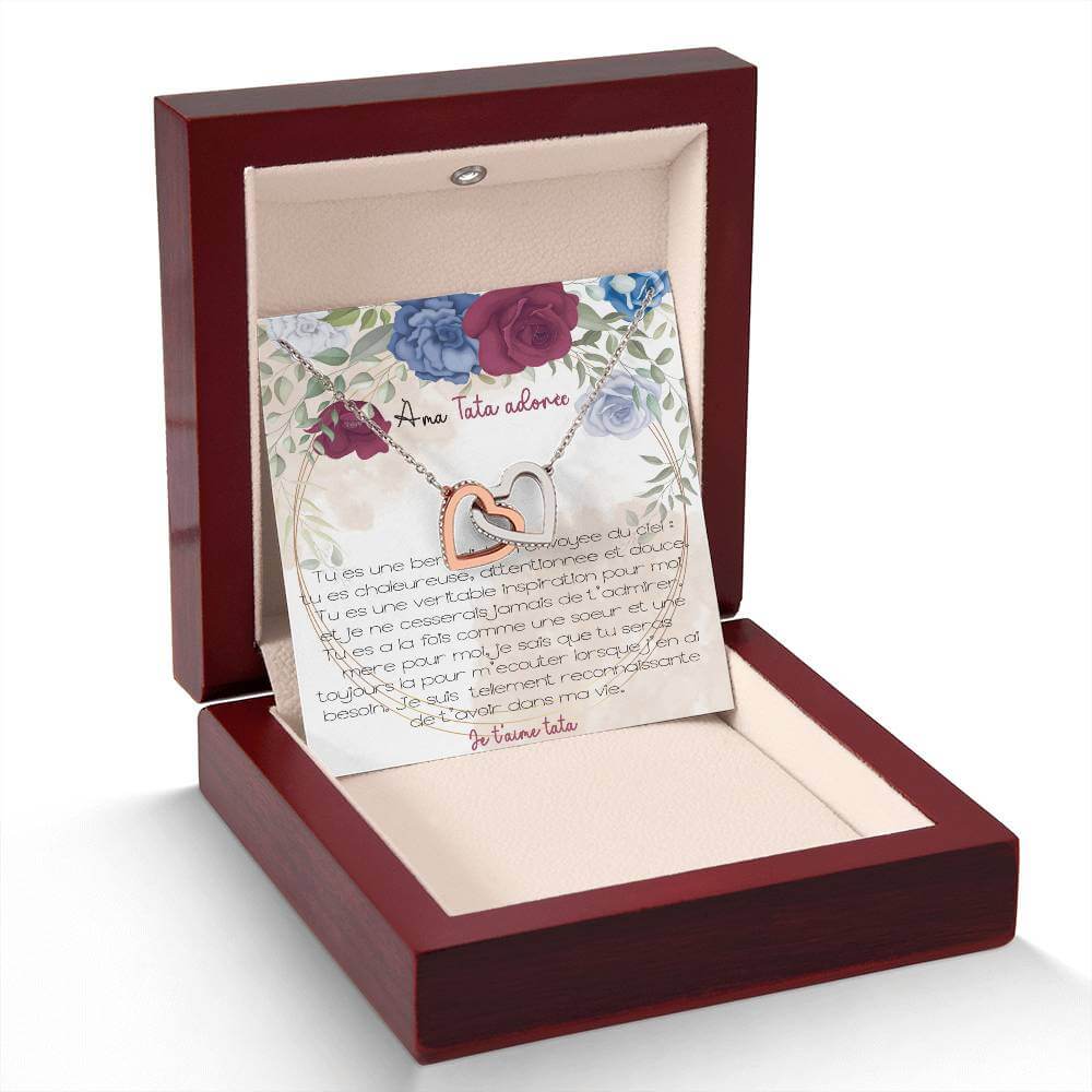 TATAMOUR • Necklace for my beloved aunt Double Heart