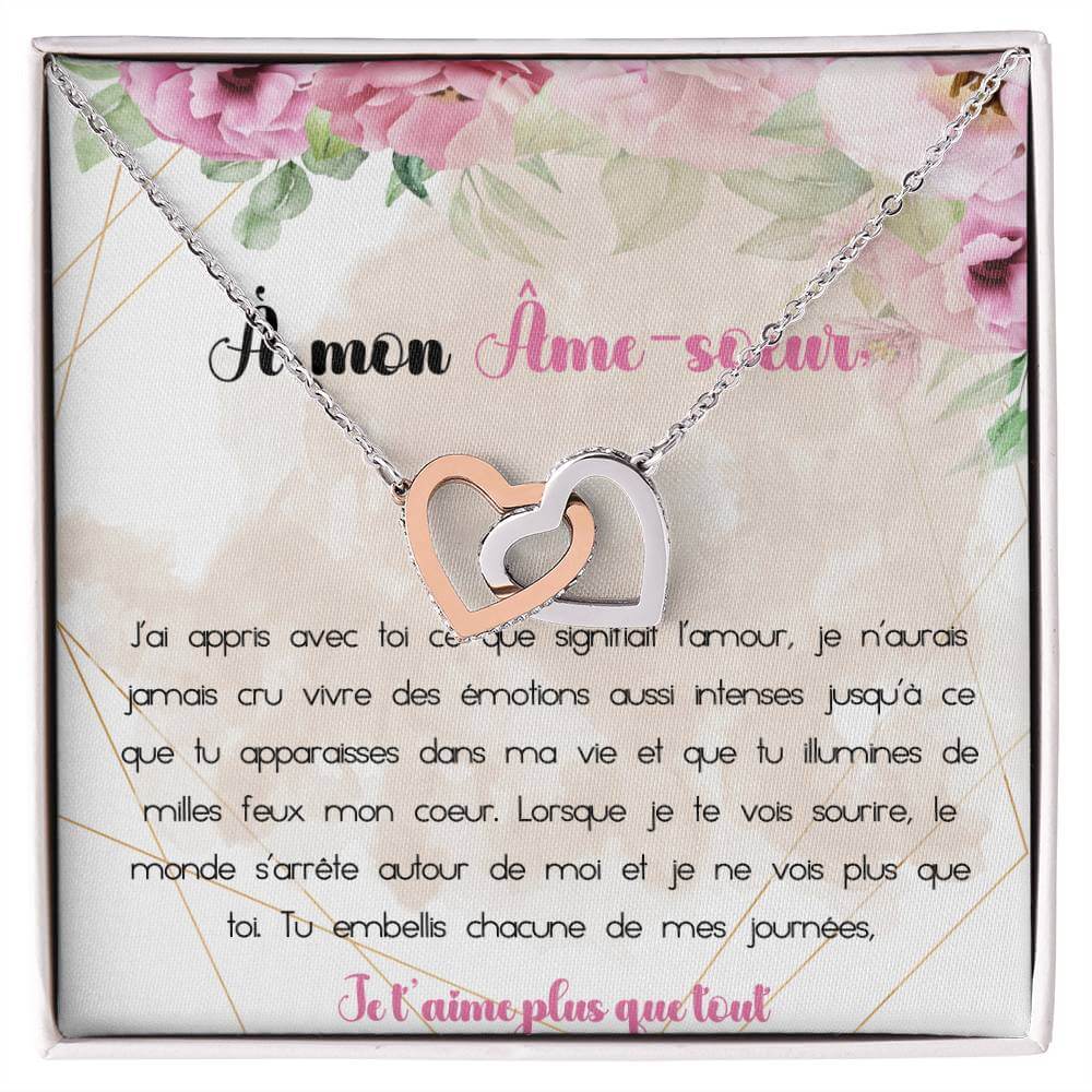 Seelenschwester • Kragen für meine Seelenschwester Doppelte Herz