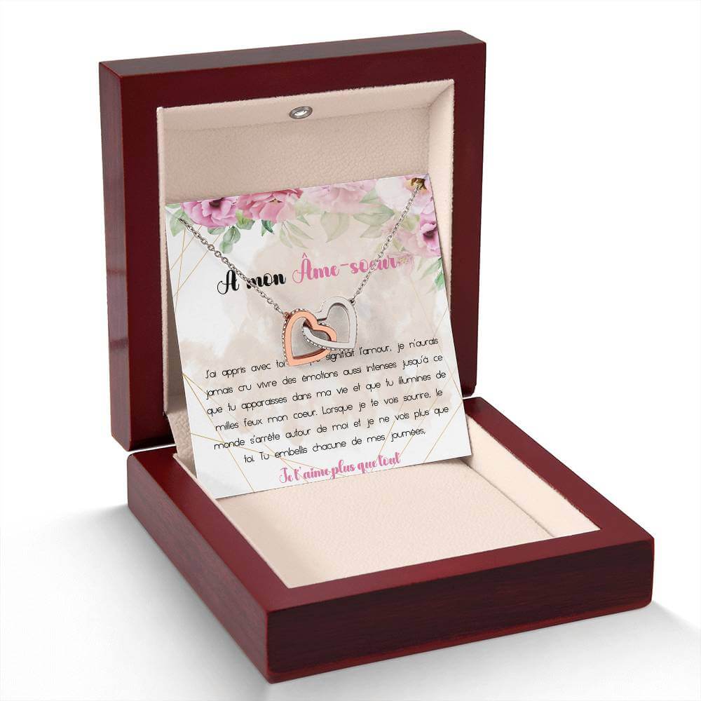 Seelenschwester • Kragen für meine Seelenschwester Doppelte Herz