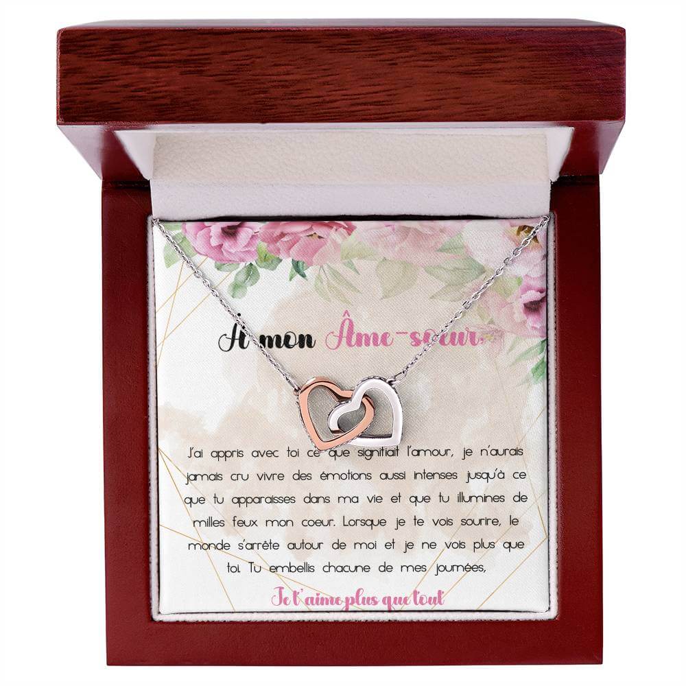 Seelenschwester • Kragen für meine Seelenschwester Doppelte Herz