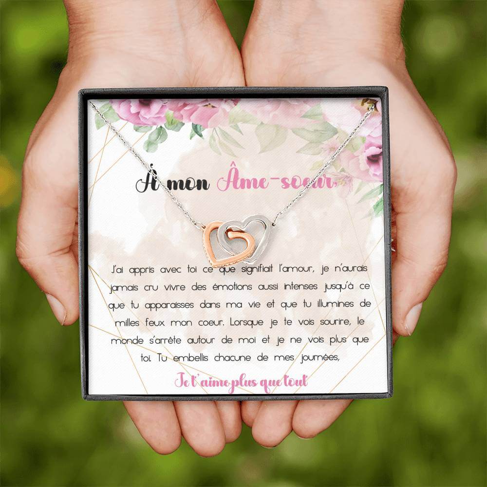 Seelenschwester • Kragen für meine Seelenschwester Doppelte Herz