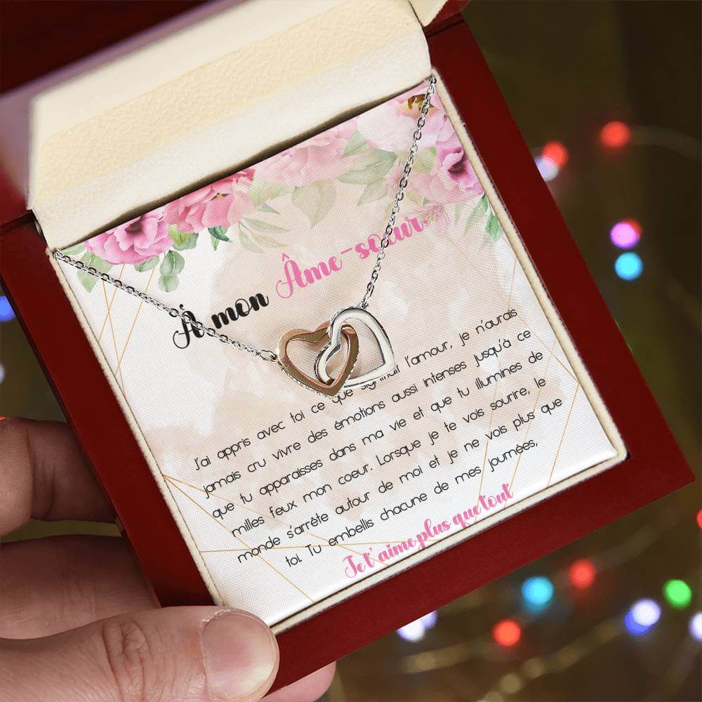 Seelenschwester • Kragen für meine Seelenschwester Doppelte Herz