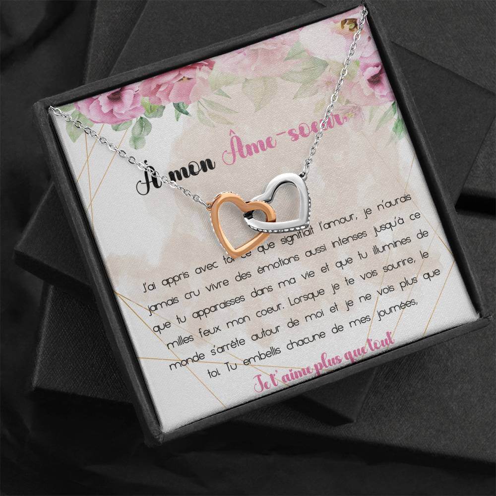 Seelenschwester • Kragen für meine Seelenschwester Doppelte Herz