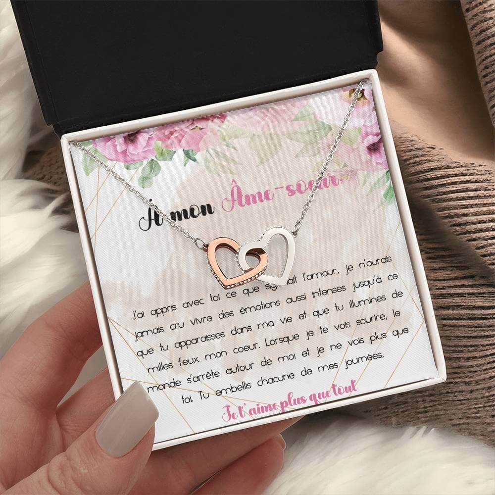 Seelenschwester • Kragen für meine Seelenschwester Doppelte Herz