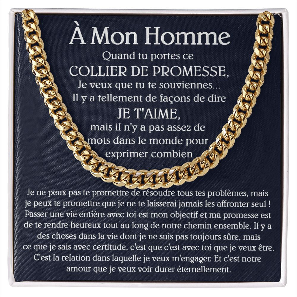 ETERNITY • Declaration of Love Chain For a Man