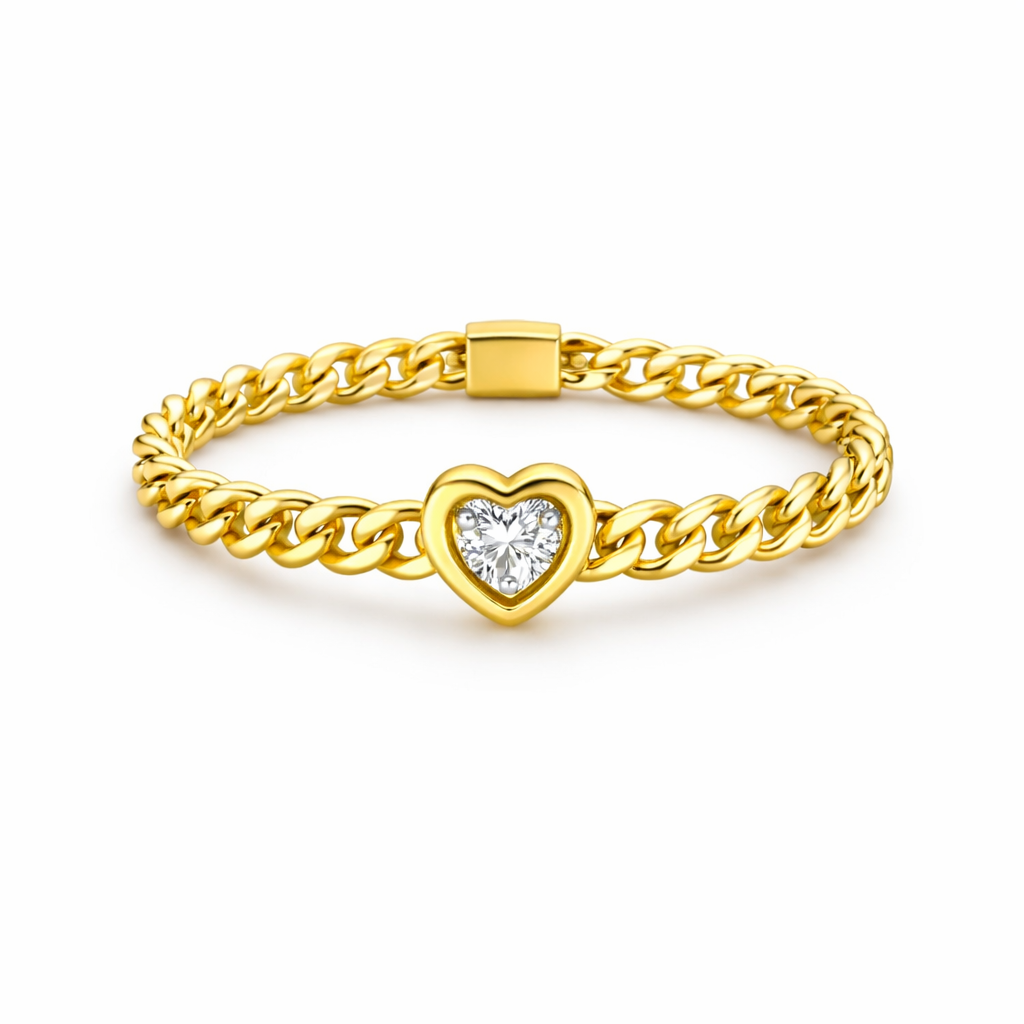 Bague Sélia • Chaîne d'Amour intemporelle