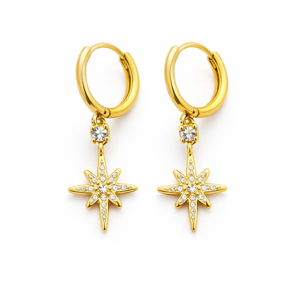 Boucles d'Oreilles Stella • Éclat intemporel