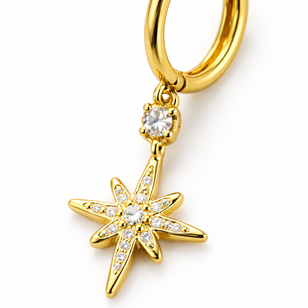 Boucles d'Oreilles Stella • Éclat intemporel