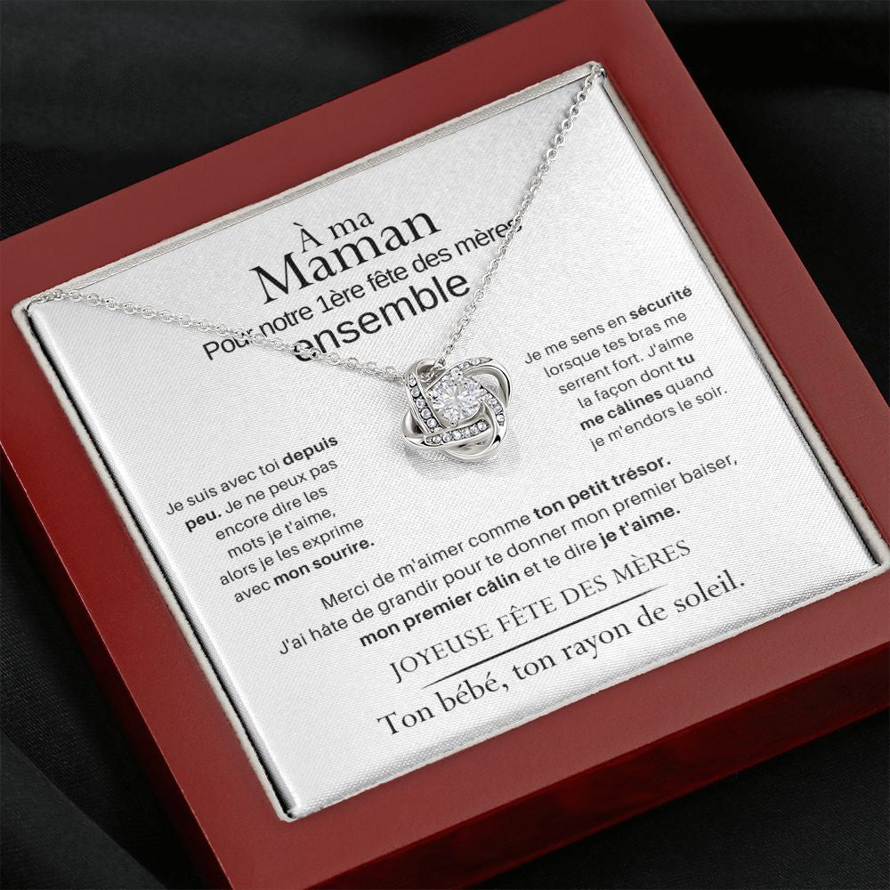 LOVYOUMOM • Collier de la fête des mères Noeud d'Amour - Lehnaa