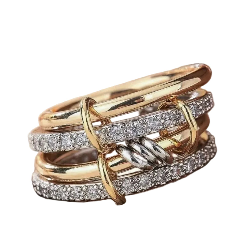 Bague Entrelacée Élégance • L'Éclat Infini