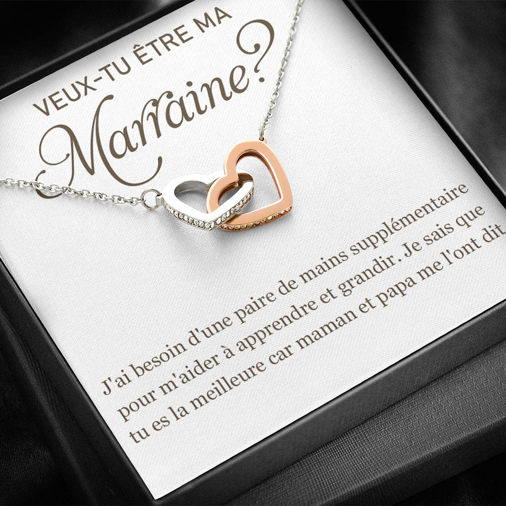 Madrina • doppio cuore madrina