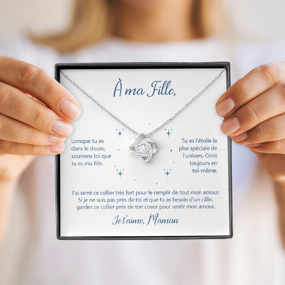 LINKY • Necklace To My Daughter Love Knot