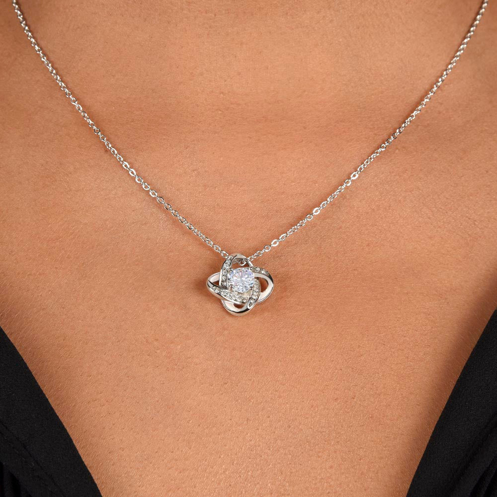 LOVYOUMOM • Collier de la fête des mères Noeud d'Amour - Lehnaa