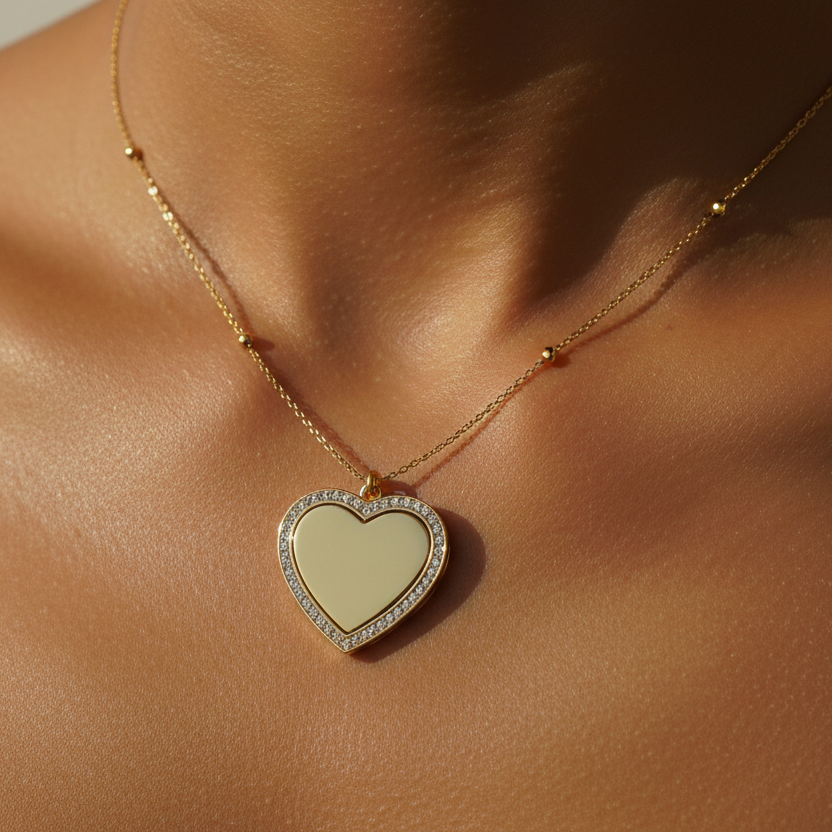 Collier Coeur Eclat