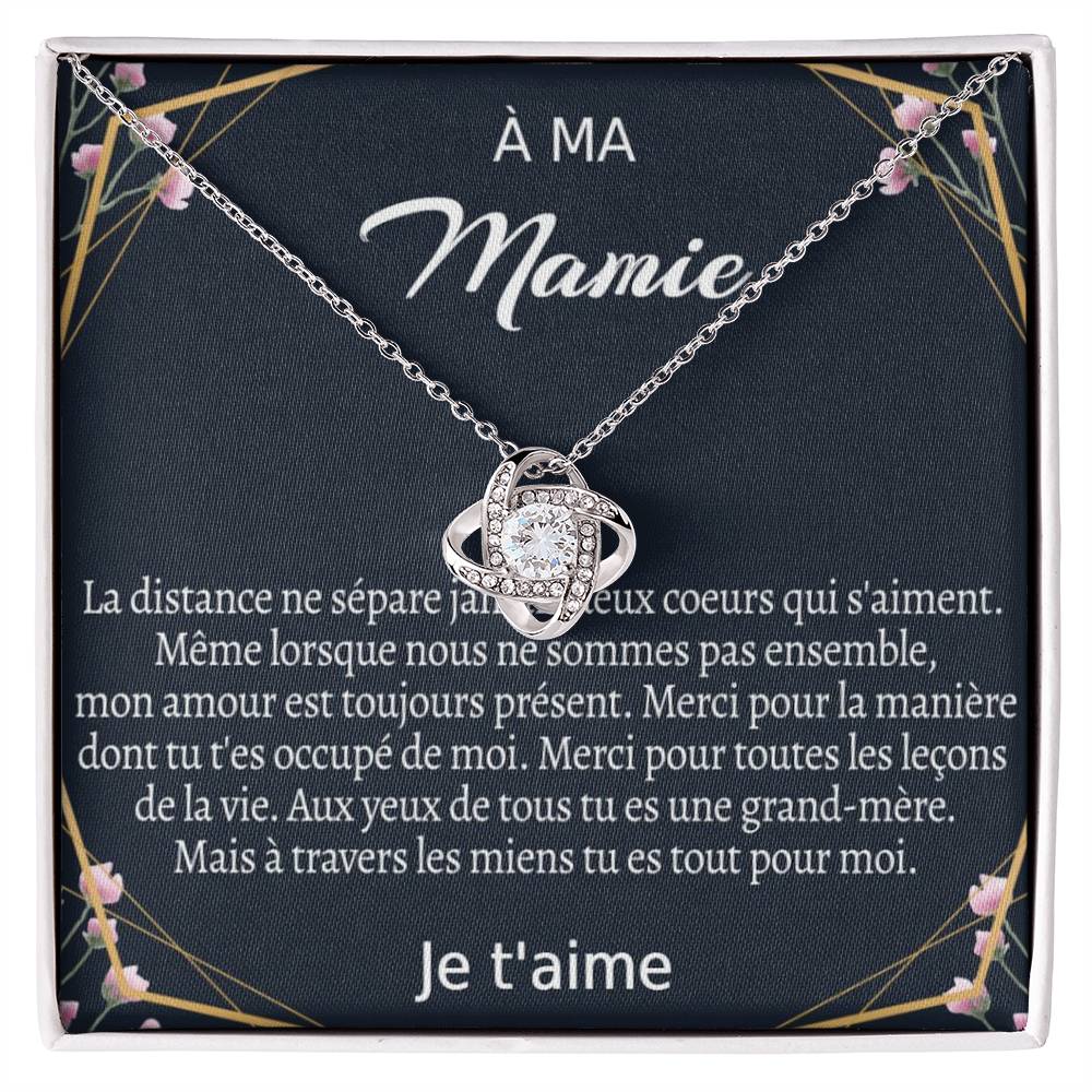 MAMIELOVA • Collier A Ma Mamie Noeud d'Amour