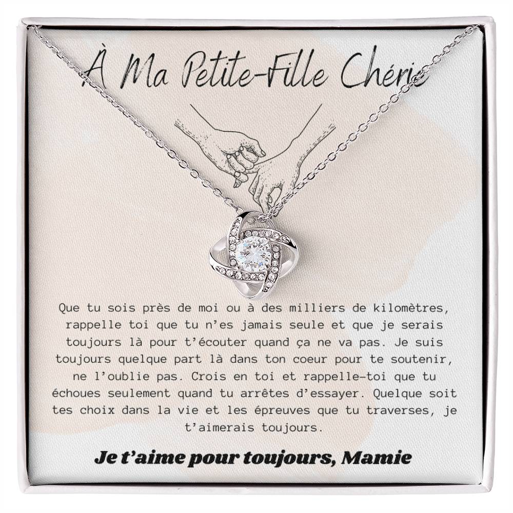 PRECIOUS • My Little Girl Love Knot Necklace