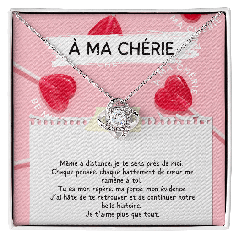 LONGAMOUR • Collier Déclaration d'amour Noeud d'Amour