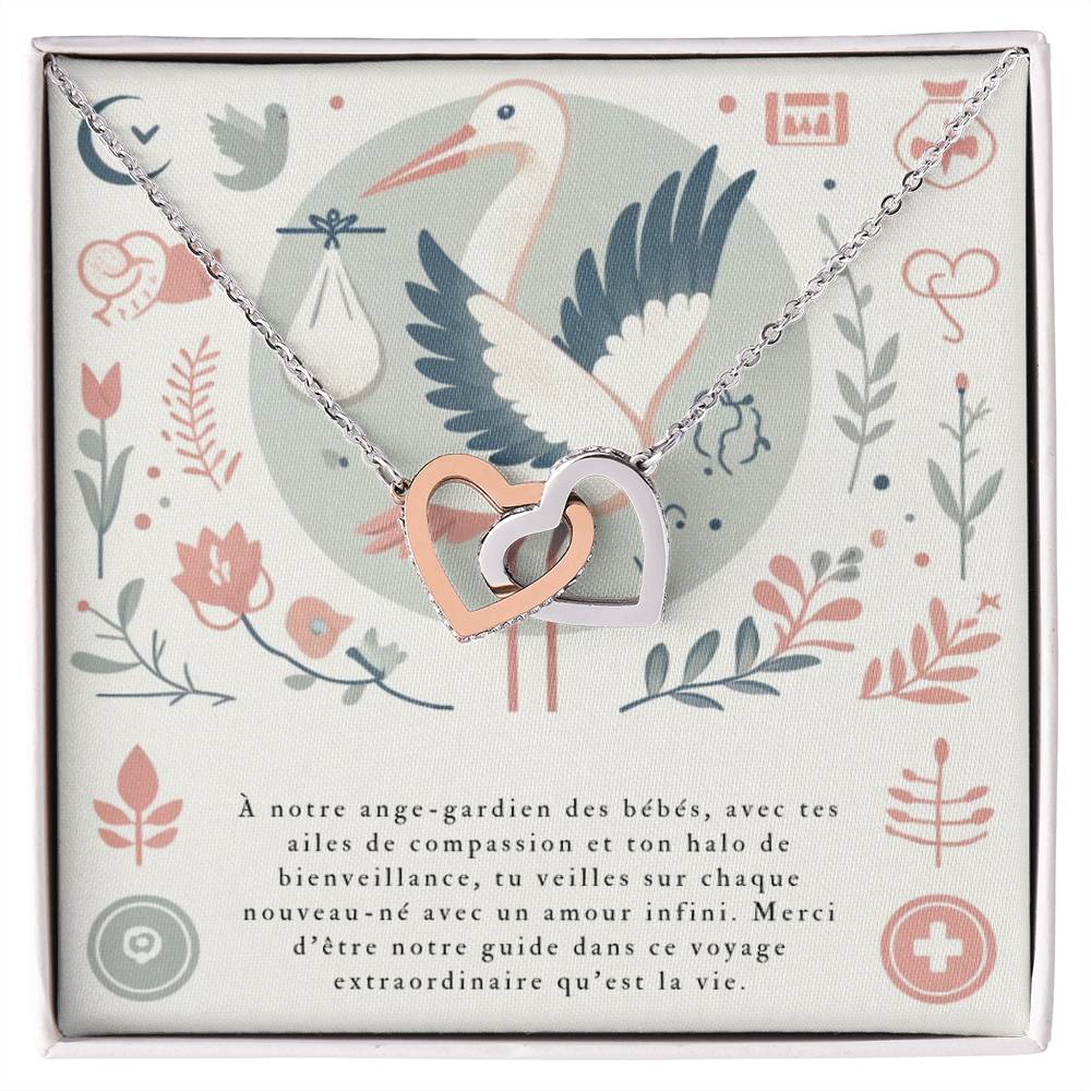 MIDWIFE • Double Heart Midwife Necklace