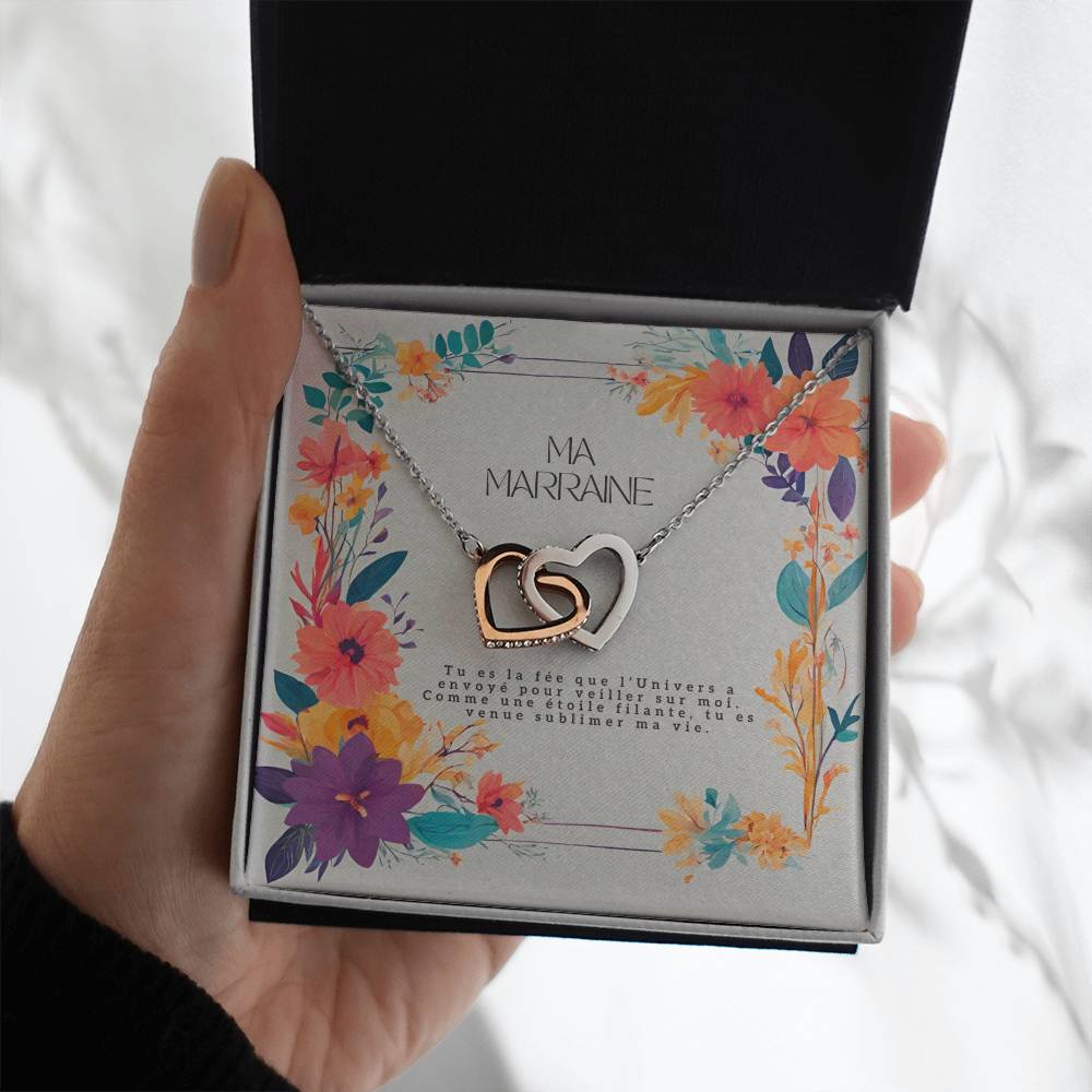 GODMOTHER • Double Heart Godmother Necklace