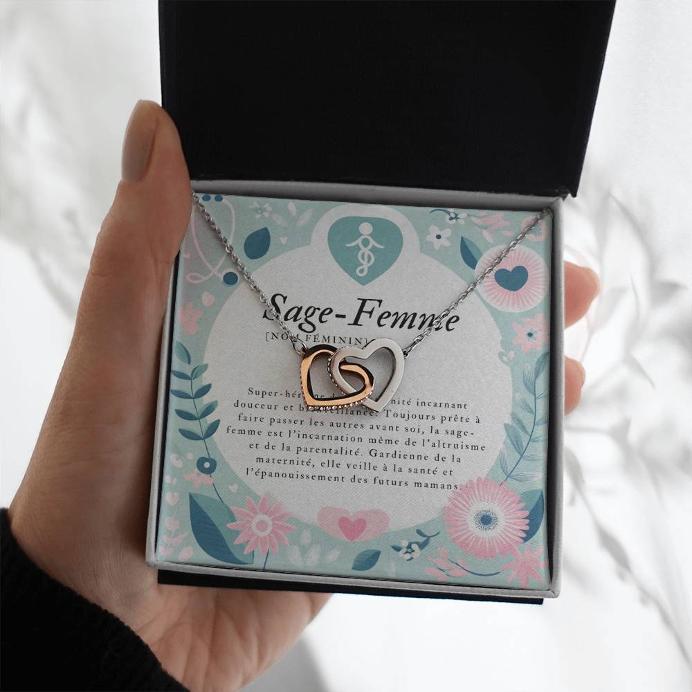 MIDWIFE • Double Heart Midwife Necklace