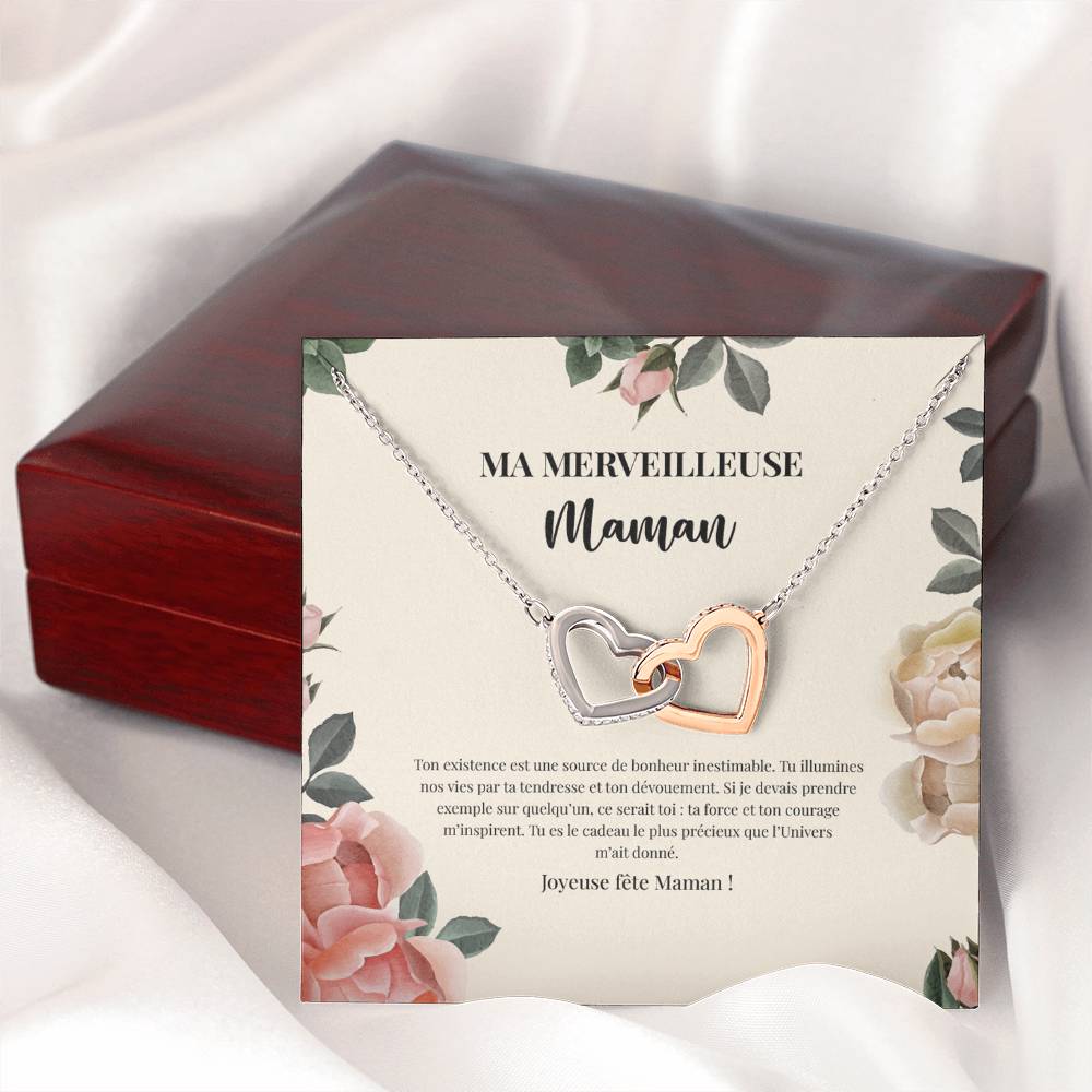 LOVEMAMA • Double Heart Mother's Day Necklace