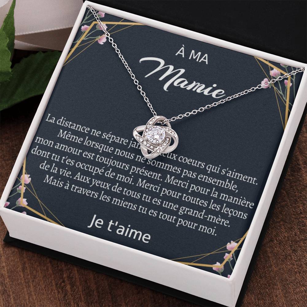 MAMIELOVA • Necklace To My Grandma Love Knot
