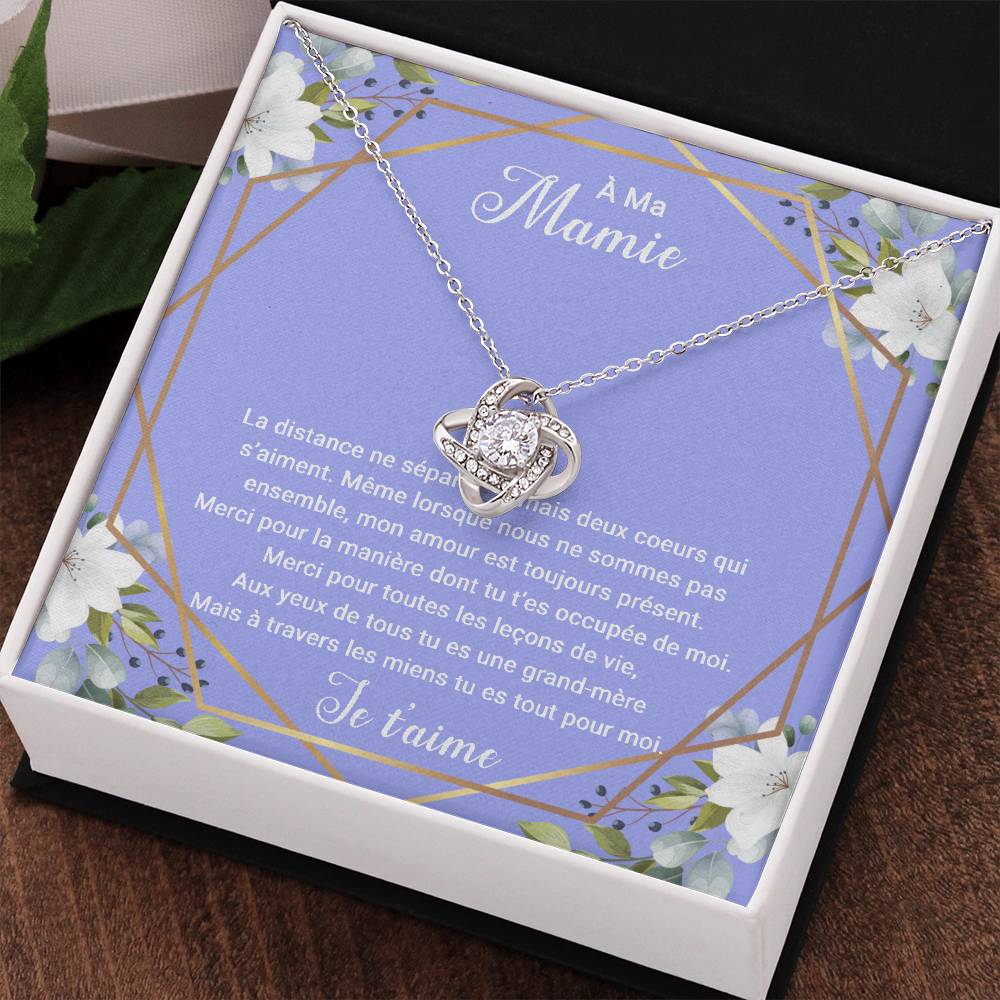 MAMIELOVA • Necklace To My Grandma Love Knot