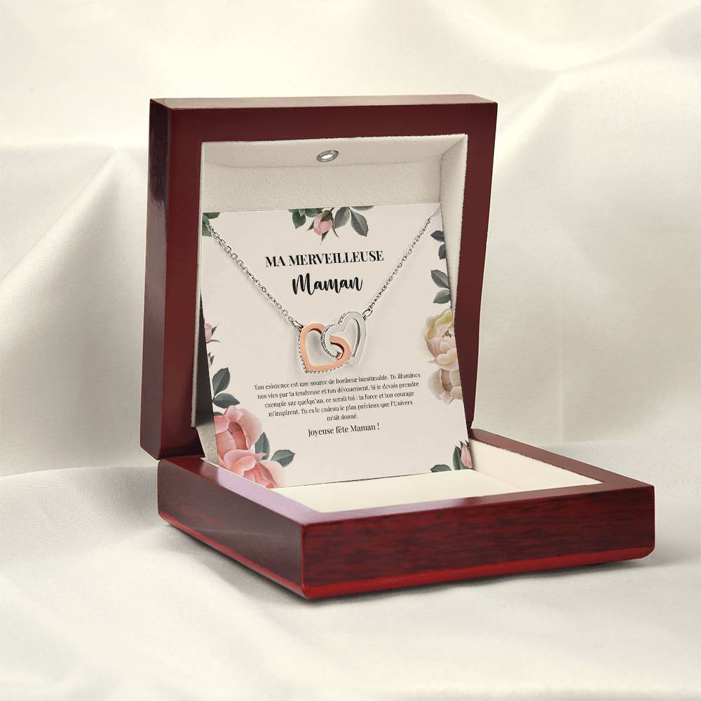 LOVEMAMA • Double Heart Mother's Day Necklace