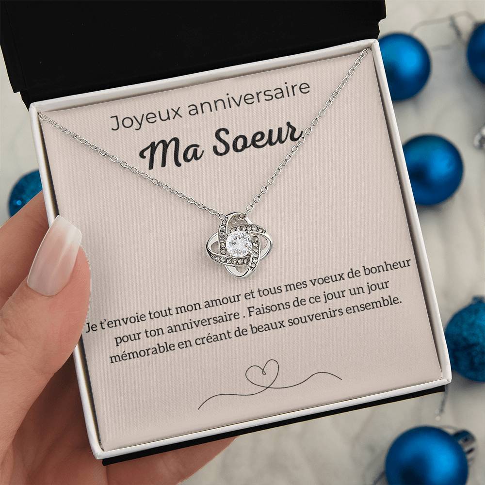 Annimerveille • Collana dell'anniversario del nodo Love