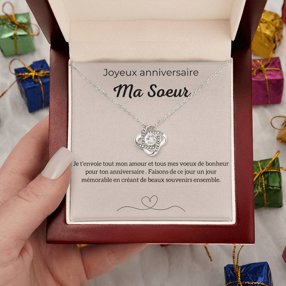 Annimerveille • Collana dell'anniversario del nodo Love