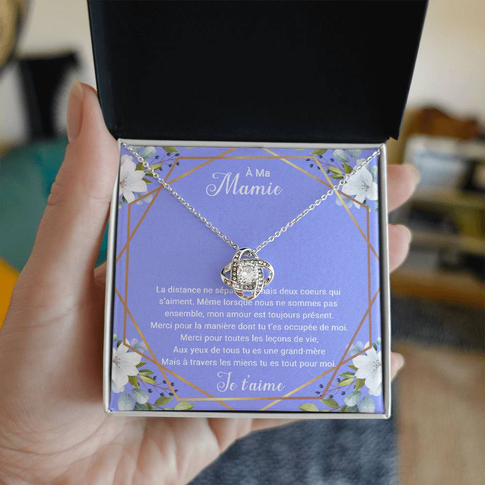 MAMIELOVA • Collier A Ma Mamie Noeud d'Amour