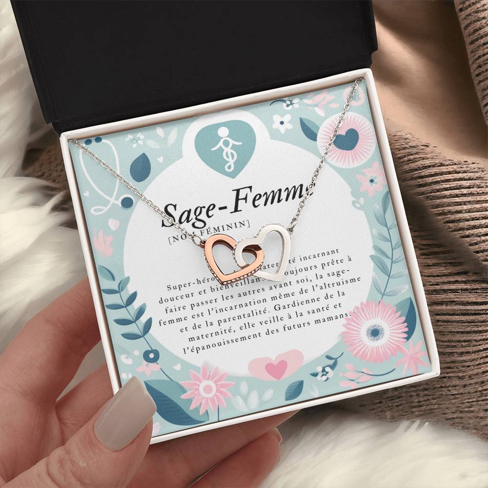 MIDWIFE • Double Heart Midwife Necklace