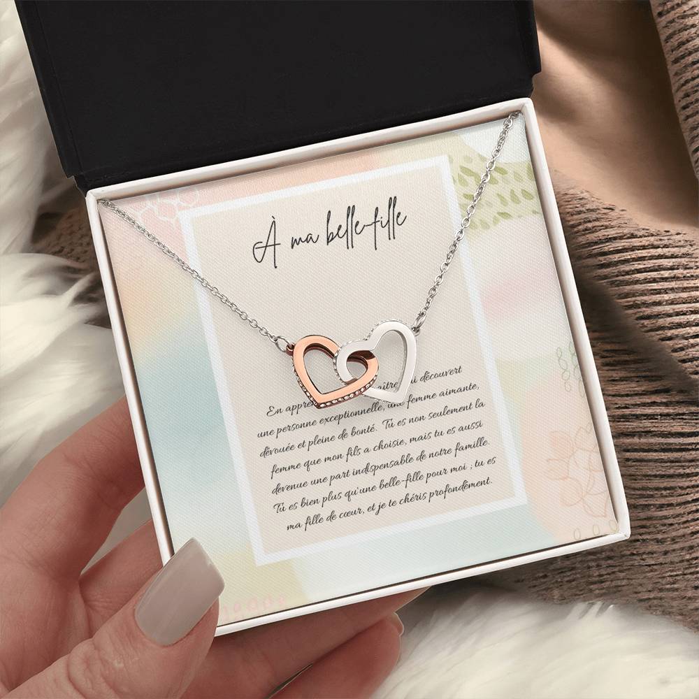 LOVA • Double Heart Daughter-in-Law Necklace
