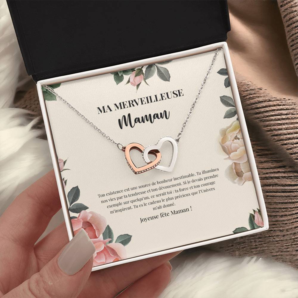 LOVEMAMA • Double Heart Mother's Day Necklace