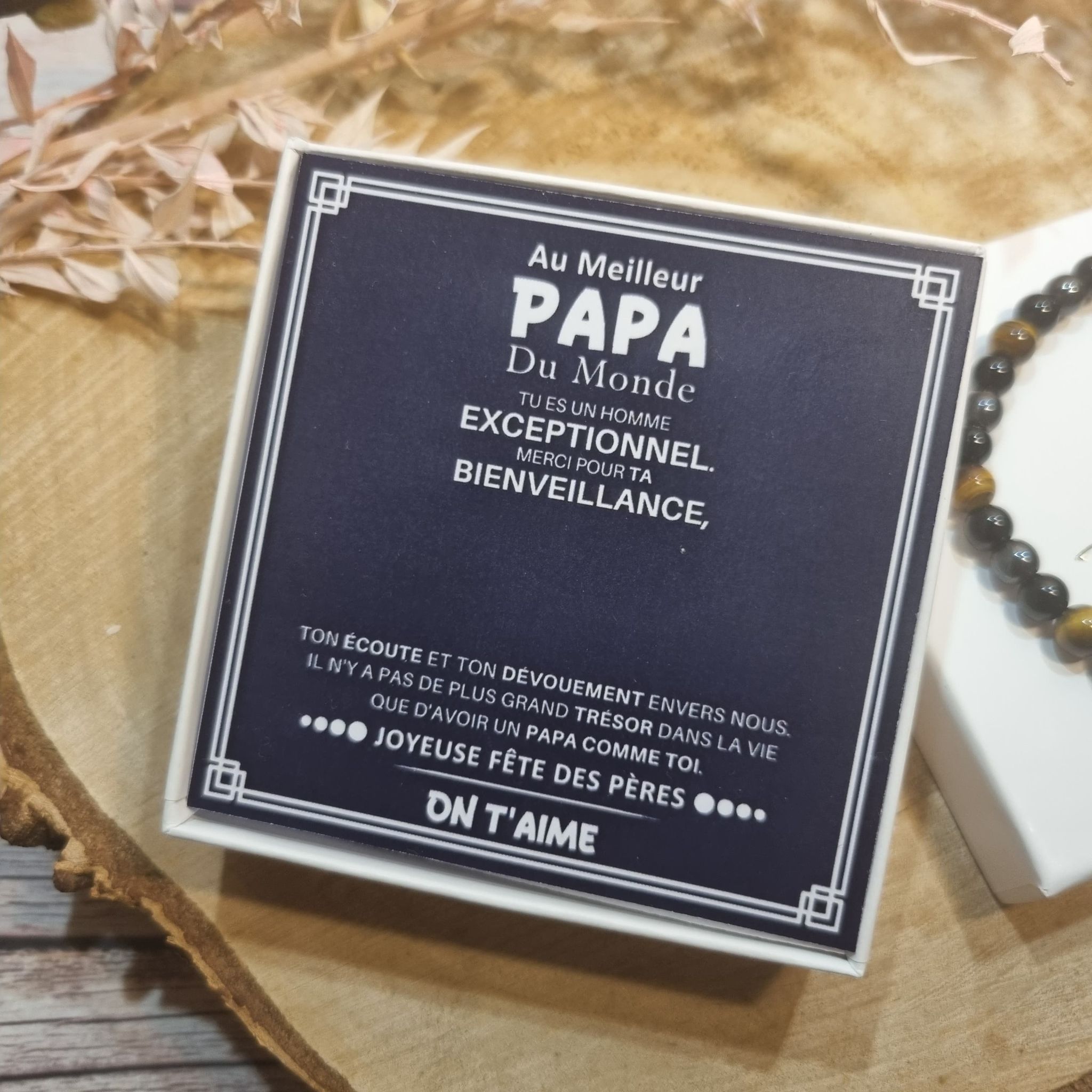 LOVYOUDAD • Bracelet Tigre Fête des Pères - Lehnaa