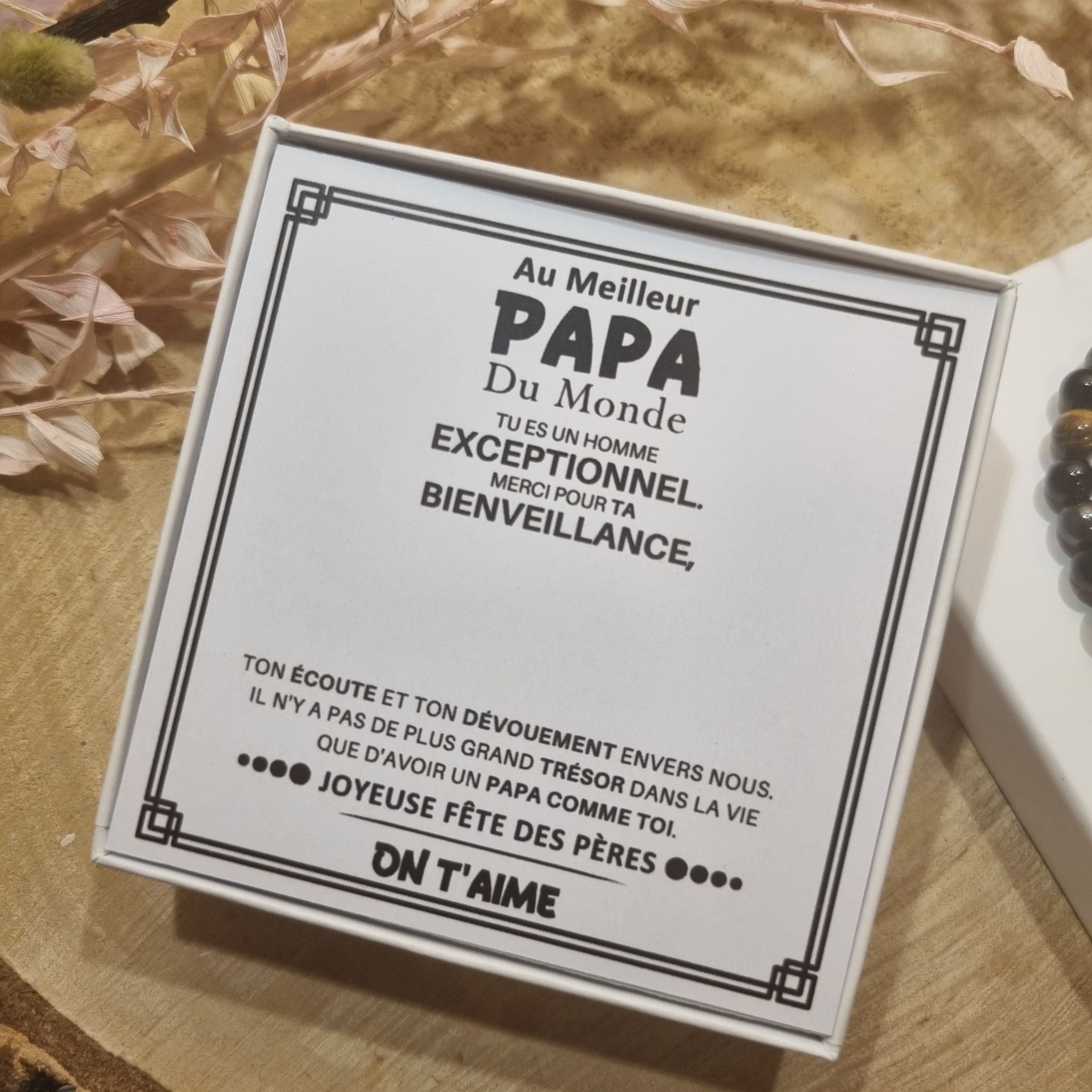 LOVYOUDAD • Bracelet Tigre Fête des Pères - Lehnaa