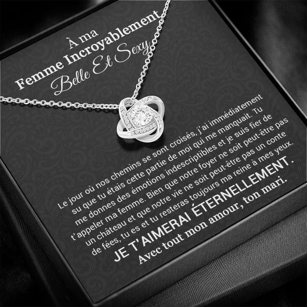 ETERNITY • Collier Déclaration d'amour Noeud d'Amour - Lehnaa