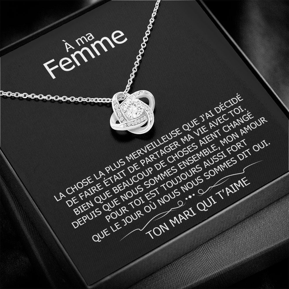 ETERNITY • Collier Déclaration d'amour Noeud d'Amour - Lehnaa