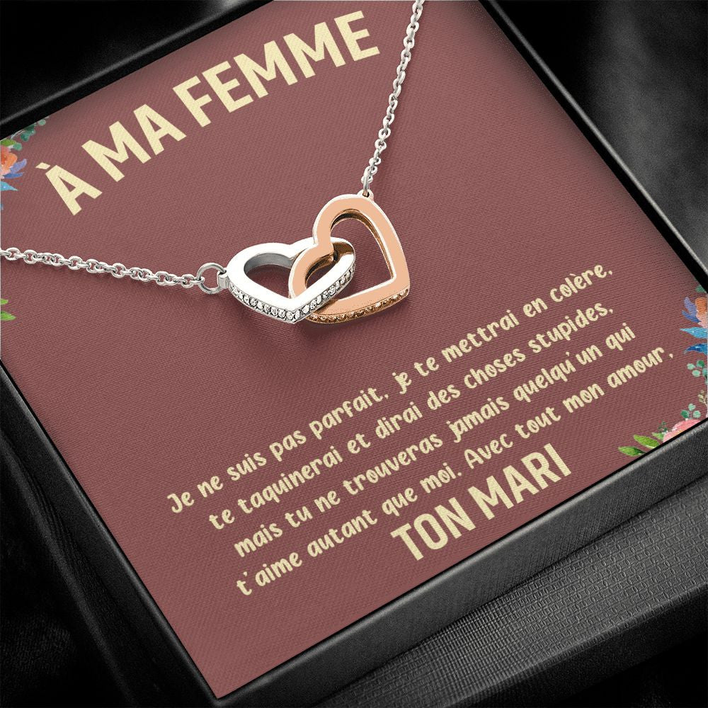 ETERNITY • Collier Déclaration d'amour Double Cœur - Lehnaa