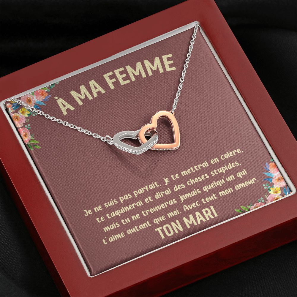 ETERNITY • Collier Déclaration d'amour Double Cœur - Lehnaa