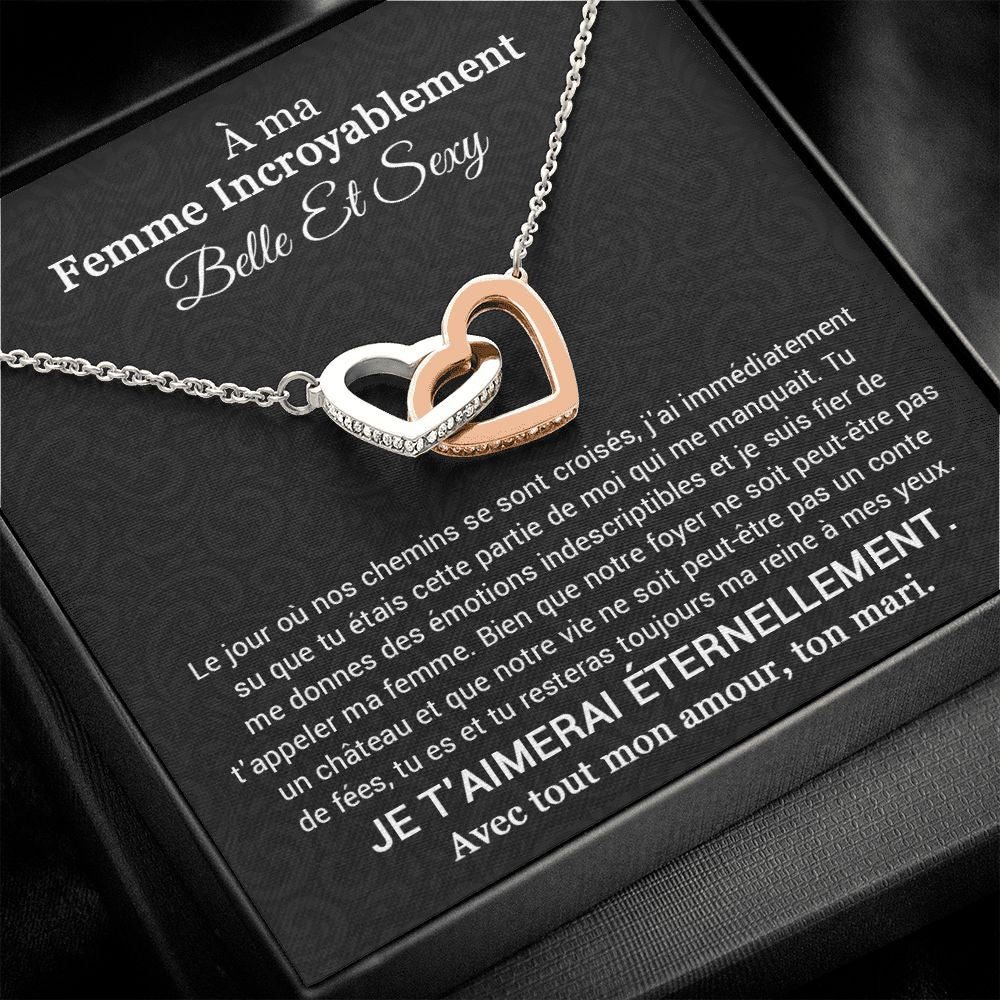 ETERNITY • Collier Déclaration d'amour Double Cœur - Lehnaa