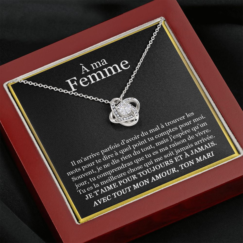 ETERNITY • Collier Déclaration d'amour Noeud d'Amour - Lehnaa