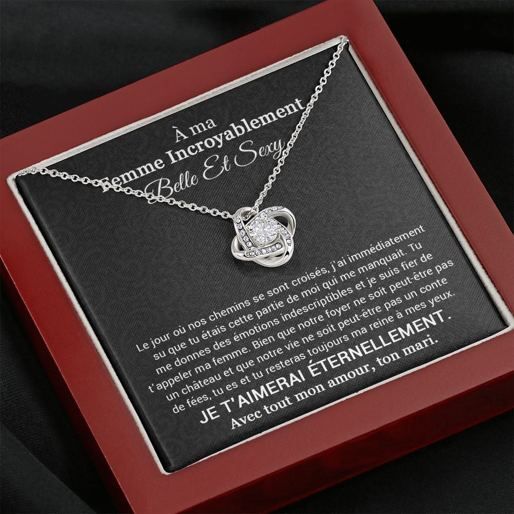 ETERNITY • Collier Déclaration d'amour Noeud d'Amour - Lehnaa