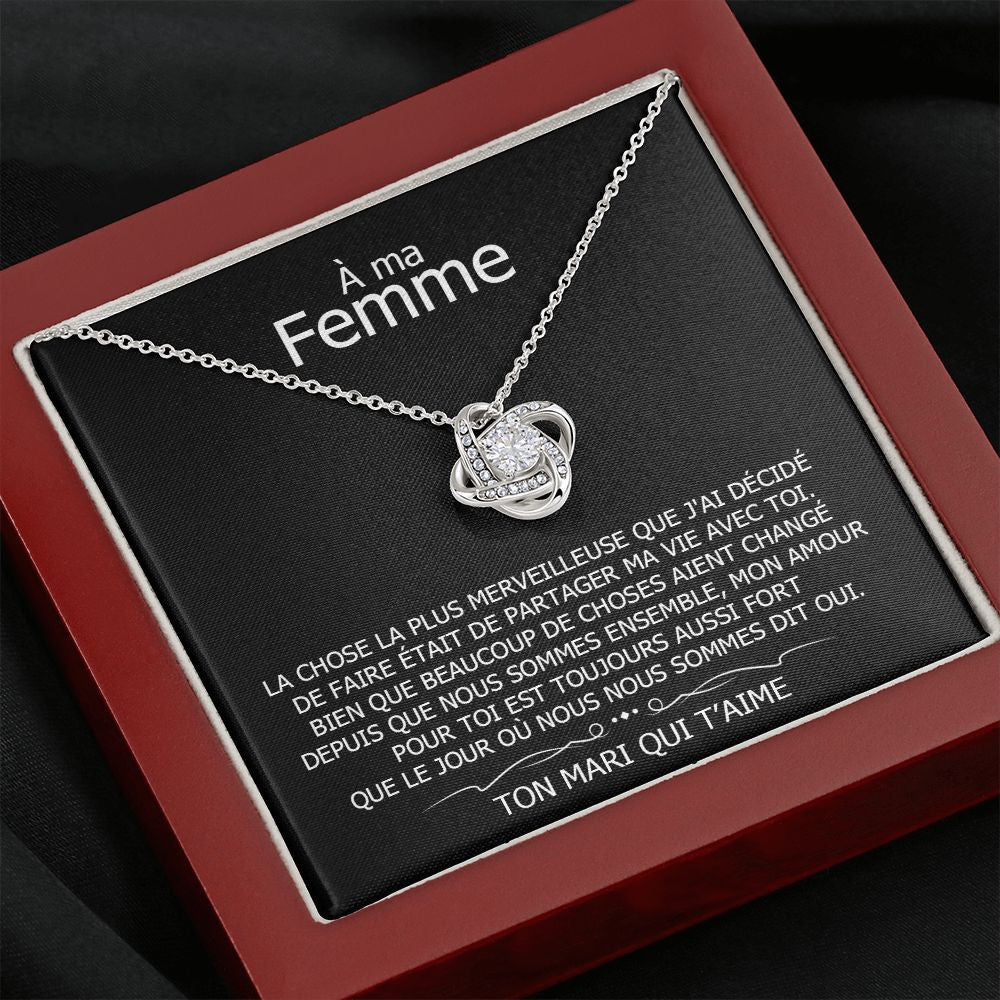 ETERNITY • Collier Déclaration d'amour Noeud d'Amour - Lehnaa