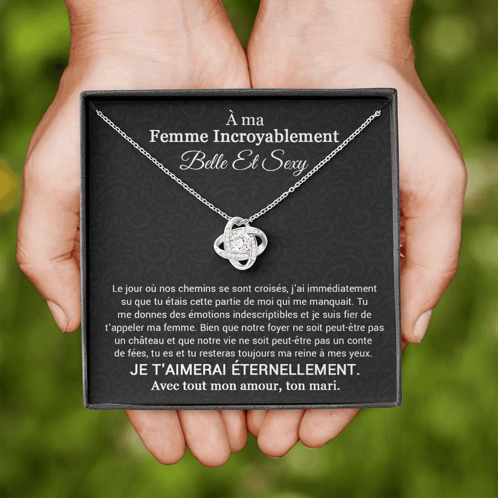 ETERNITY • Collier Déclaration d'amour Noeud d'Amour - Lehnaa